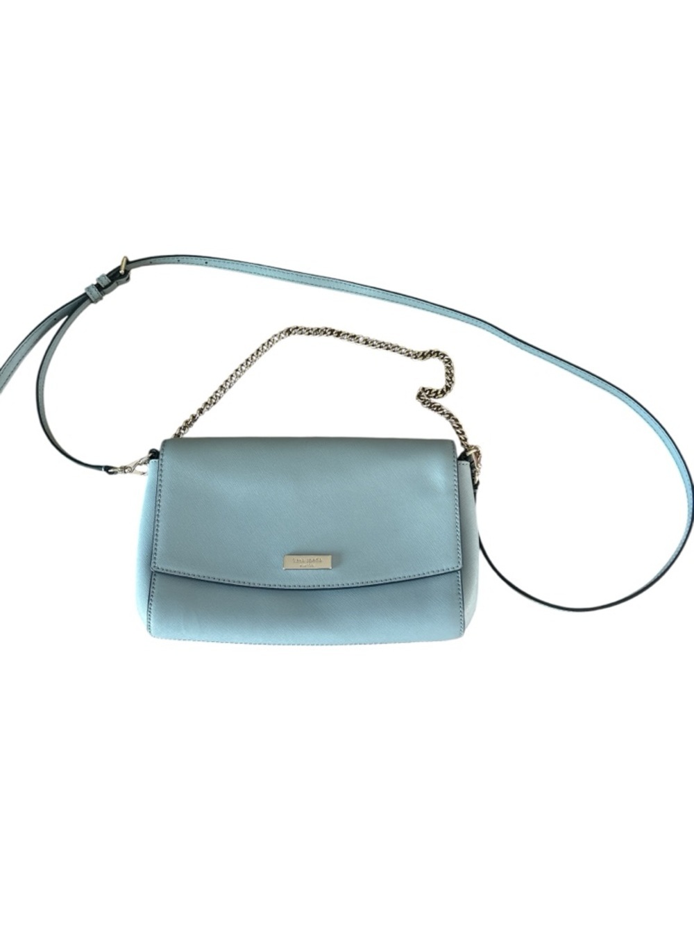 KATE SPADE Laurel Way Greer Crossbody with Removable Strap in Baltic Sea Blue